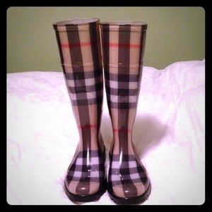 Authentic Burberry Rain Boots
